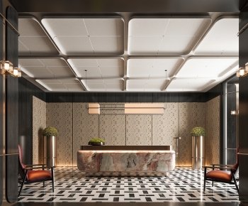 现代酒店大厅-3108373