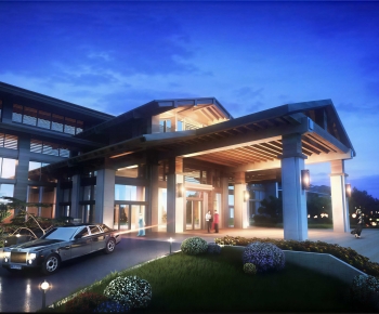 Modern Appearance Of Commercial Building-ID:311166058