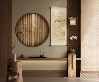 New Chinese Style Hallway-ID:836256031