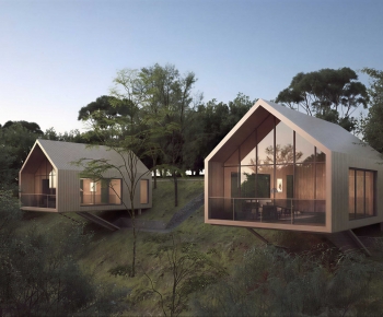 New Chinese Style Appearance Of Commercial Building-ID:130790954