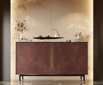 New Chinese Style Entrance Cabinet-ID:659279118