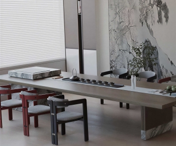 New Chinese Style Tea Tables And Chairs-ID:529020075