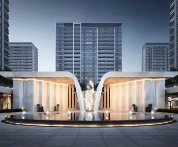 Modern Residential Building-ID:652194026