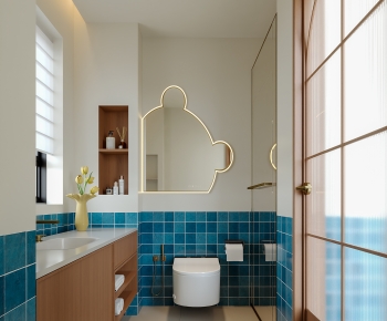 现代卫生间浴室-3112181