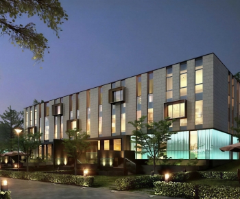 Modern Appearance Of Commercial Building-ID:921225074