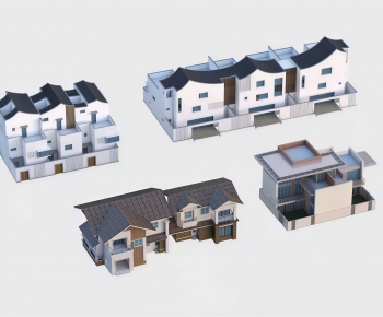 New Chinese Style Appearance Of Commercial Building-ID:581060898