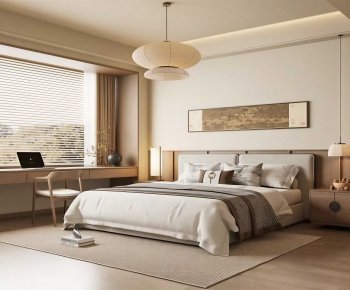 New Chinese Style Bedroom-ID:691523082