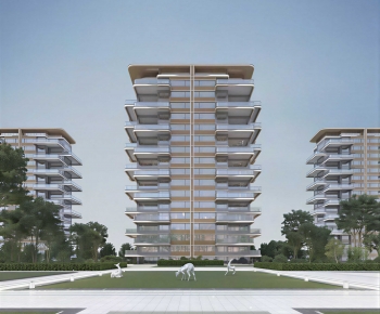 Modern Residential Building-ID:723653082