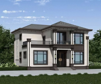 New Chinese Style Detached Villa-ID:107679475