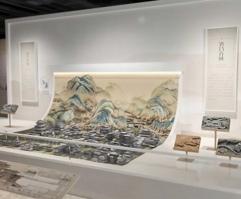 New Chinese Style Exhibition Hall-ID:368288999