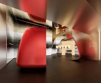 Modern Exhibition Hall-ID:567375901