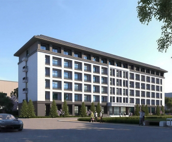 Modern Appearance Of Commercial Building-ID:536771062