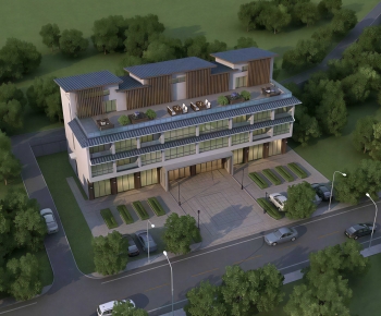 New Chinese Style Appearance Of Commercial Building-ID:934572947