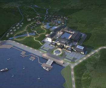 Modern Architectural Bird's-eye View Planning-ID:357686049