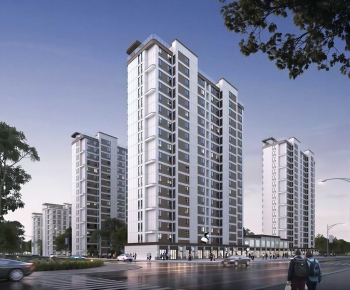 Modern Residential Building-ID:379738095