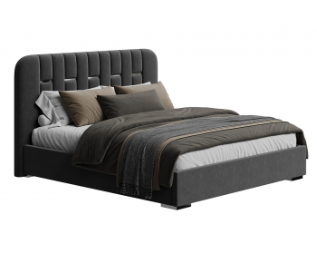 Modern Double Bed-ID:254760038