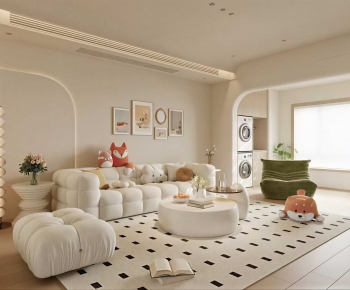 Modern A Living Room-ID:651983985