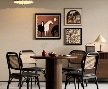 Modern Dining Table And Chairs-ID:305840979