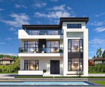 Modern Detached Villa-ID:371968983