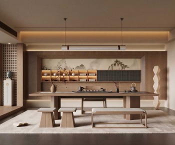 New Chinese Style Tea House-ID:182423116