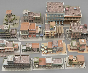 Simple European Style Cartoon House-ID:766963963