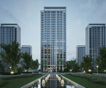 Modern Building Appearance-ID:209585919