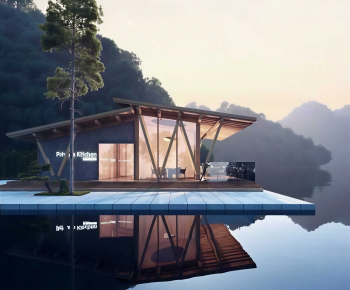 New Chinese Style Appearance Of Commercial Building-ID:654967073