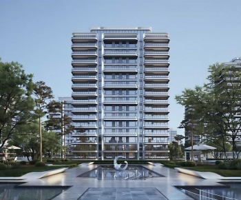 Modern Residential Building-ID:448605065