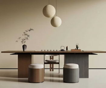 New Chinese Style Tea Tables And Chairs-ID:366516116