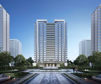 Modern Residential Building-ID:973695048