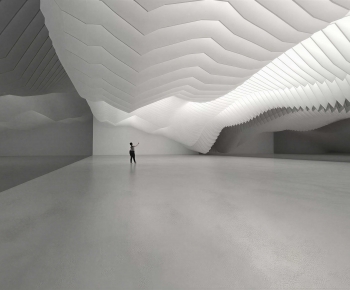 Modern Exhibition Hall-ID:810317994