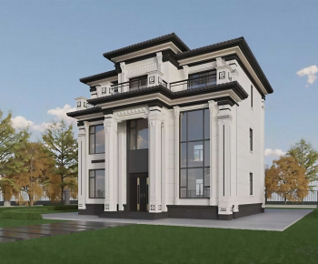 New Chinese Style Detached Villa-ID:584299099