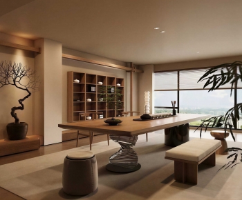 New Chinese Style Tea House-ID:757961036