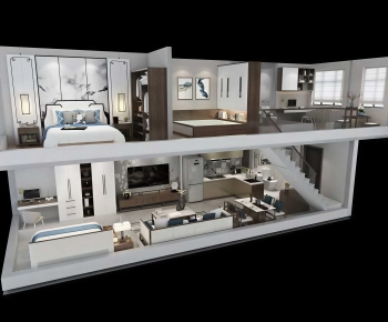 Modern A Bird's-eye View Of Home Decoration-ID:134581097