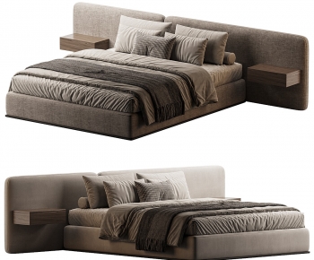 Modern Double Bed-ID:913350111