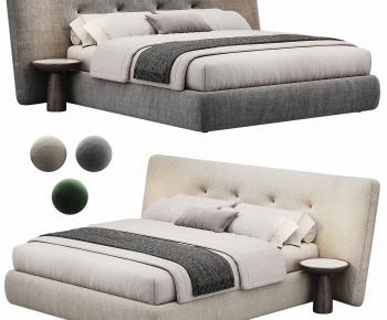 Modern Double Bed-ID:565377959