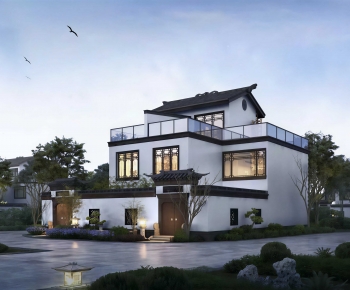 New Chinese Style Detached Villa-ID:995941273