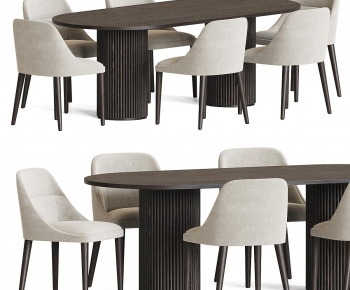Modern Dining Table And Chairs-ID:664014109