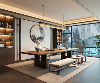 New Chinese Style Tea House-ID:119750987