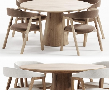 Modern Dining Table And Chairs-ID:529829031