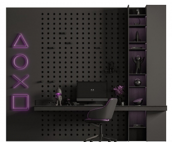 Modern Esports Tables And Chairs-ID:190291886