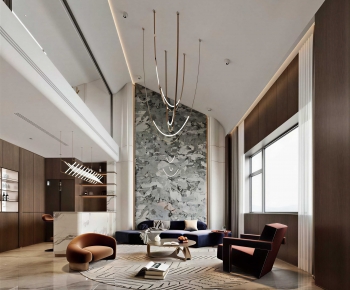 Modern A Living Room-ID:969343906