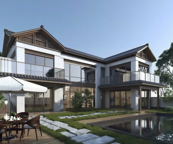 New Chinese Style Detached Villa-ID:578686003