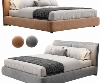 Modern Double Bed-ID:336888078