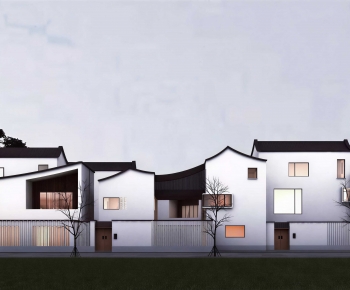 New Chinese Style Residential Building-ID:530987984