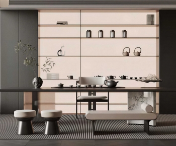 New Chinese Style Tea Tables And Chairs-ID:741539968