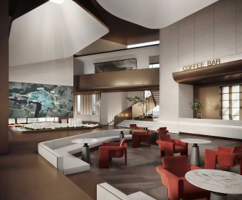 现代售楼处洽谈区-3112396