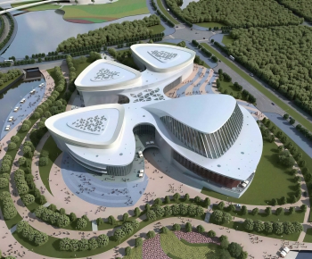 Modern Architectural Bird's-eye View Planning-ID:276834017