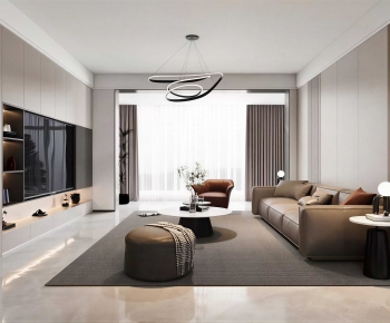 Modern A Living Room-ID:746979003