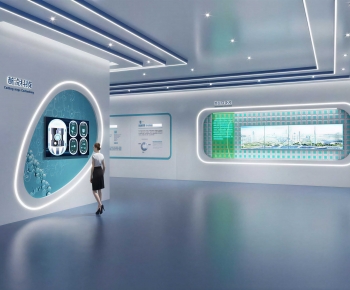 Modern Exhibition Hall-ID:817008026